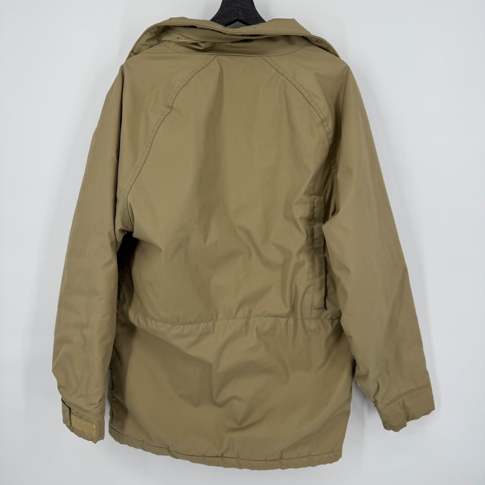 Vintage Woolrich Timber Jacket Mens Large Tan Field Insulated Coat Lined Outdoor - Picture 7 of 14